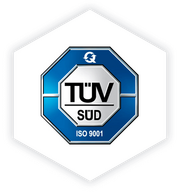 Zertifizierung nach DIN EN ISO 9001:2015 (TÜV SÜD)
